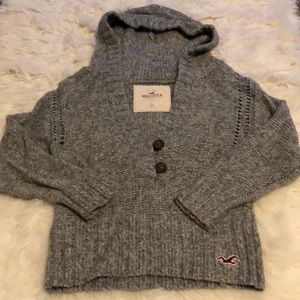Grey knit sweater